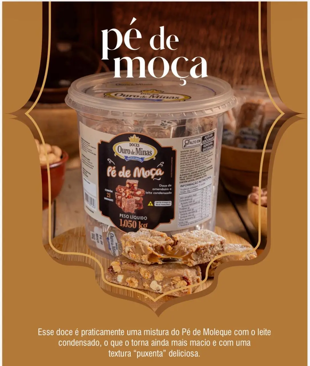 Pé de Moça (Pote com 21 unidades)